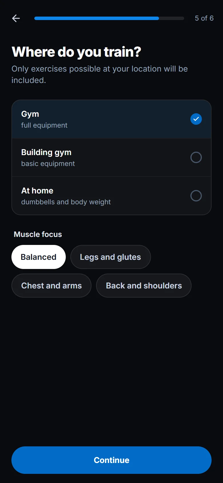 Say where you train and what to watch out for (1)