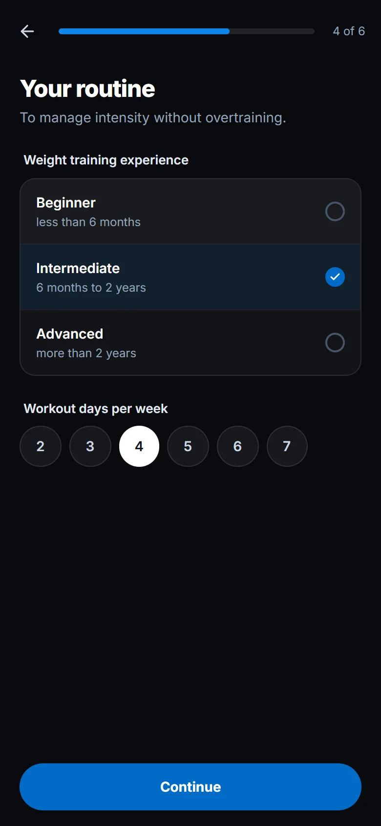 Pick your goal and your routine (2)