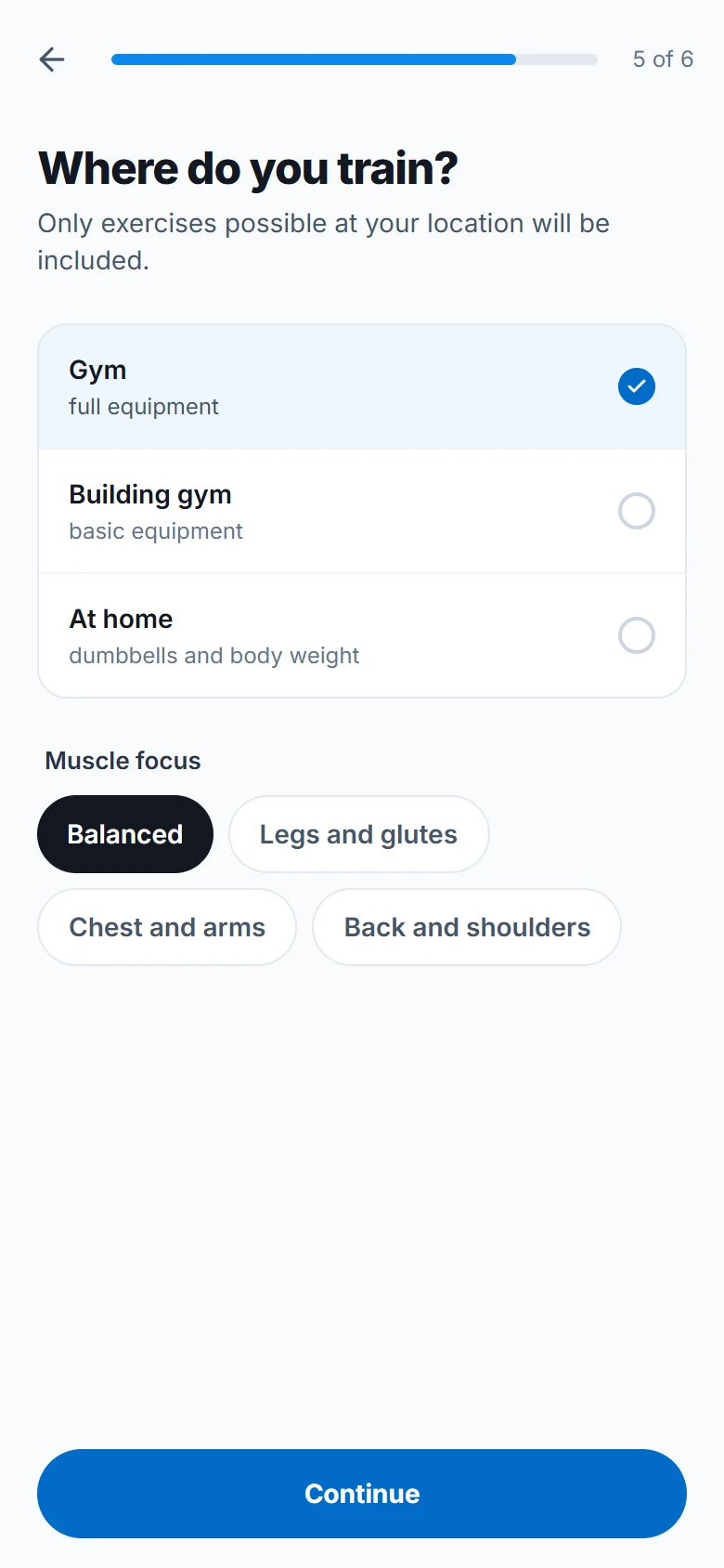 Say where you train and what to watch out for (1)
