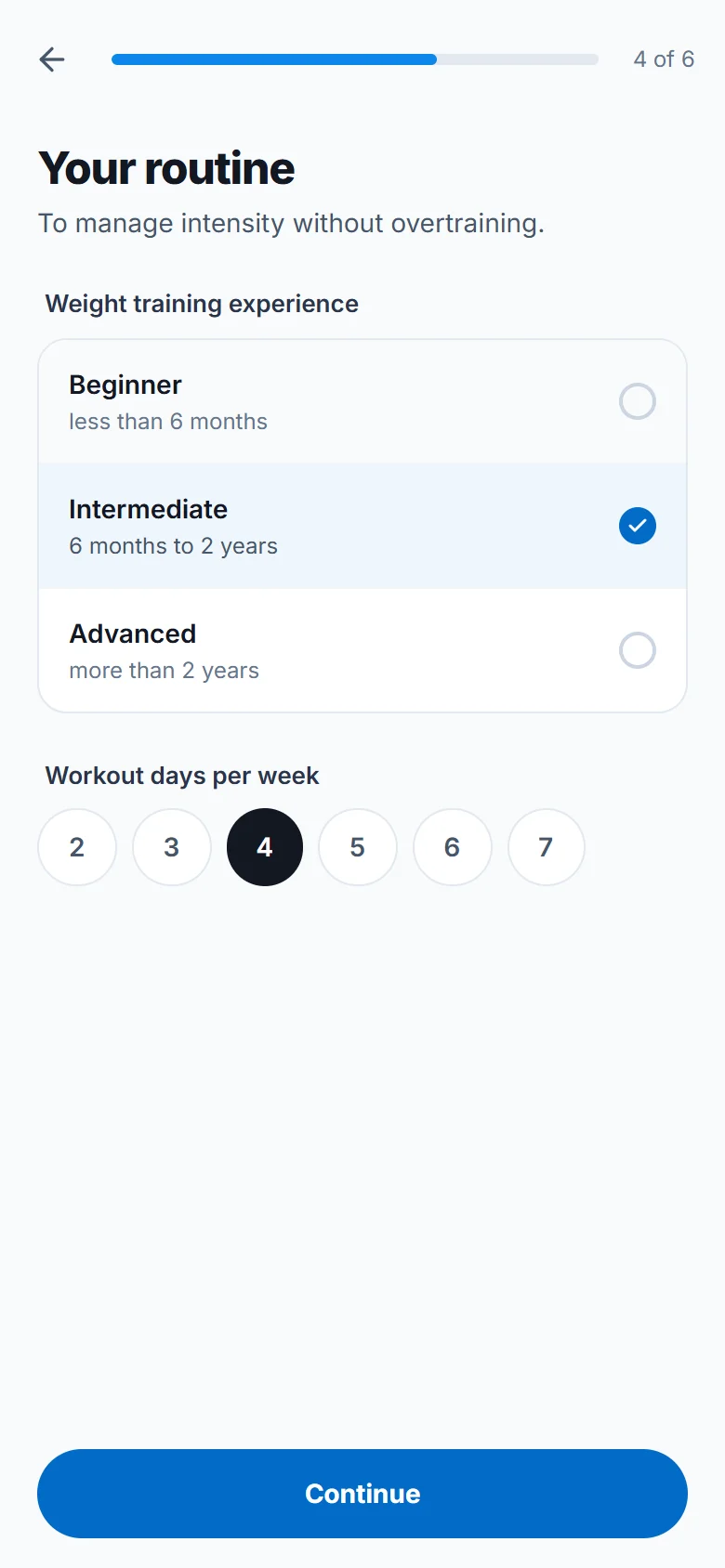 Pick your goal and your routine (2)