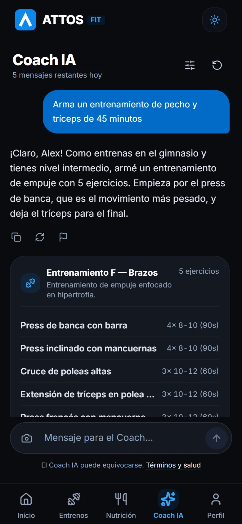 Pide un entrenamiento y guárdalo en la app (1)