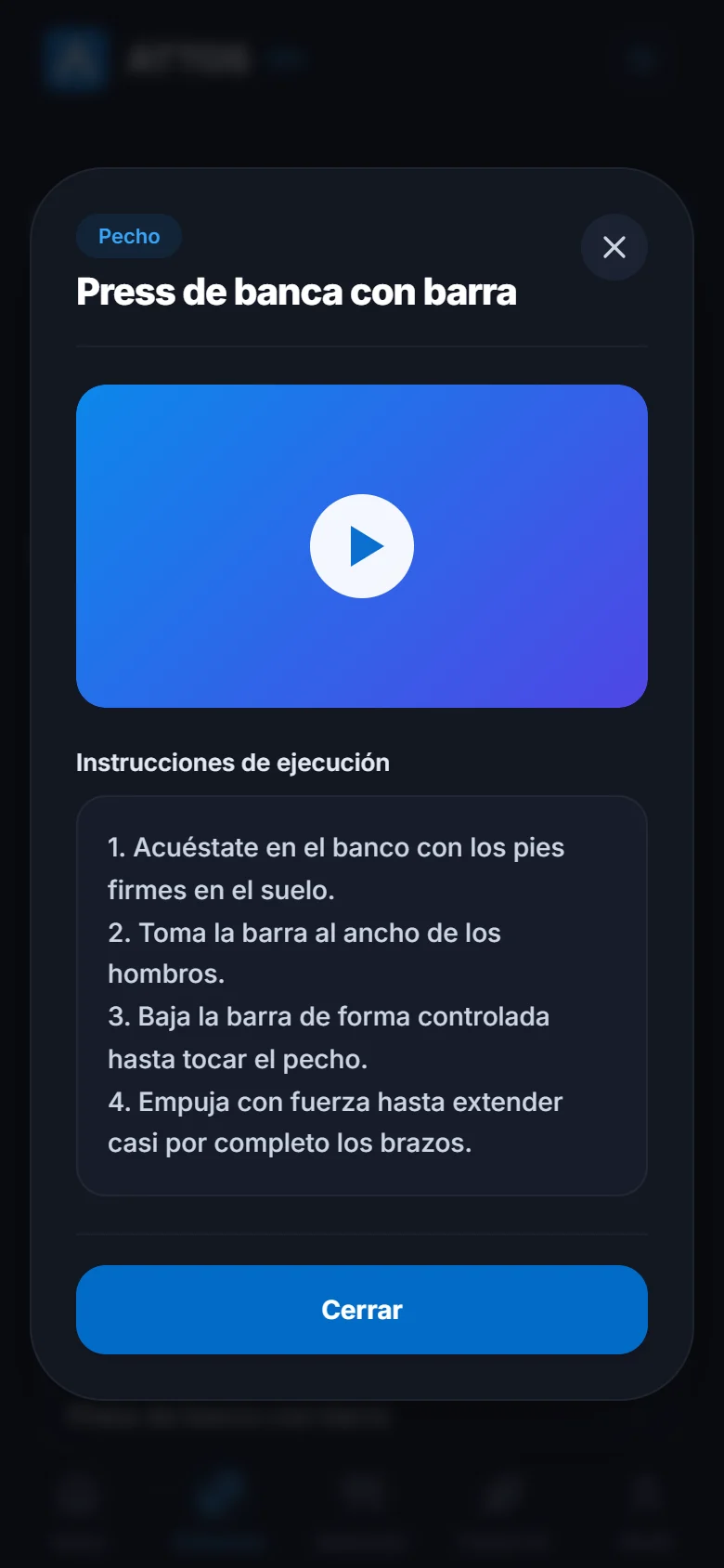 Consulta la biblioteca de ejercicios (2)