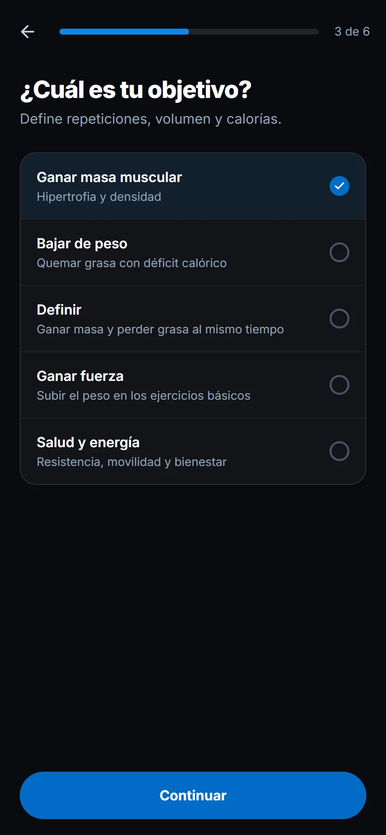 Elige tu objetivo y tu rutina (1)