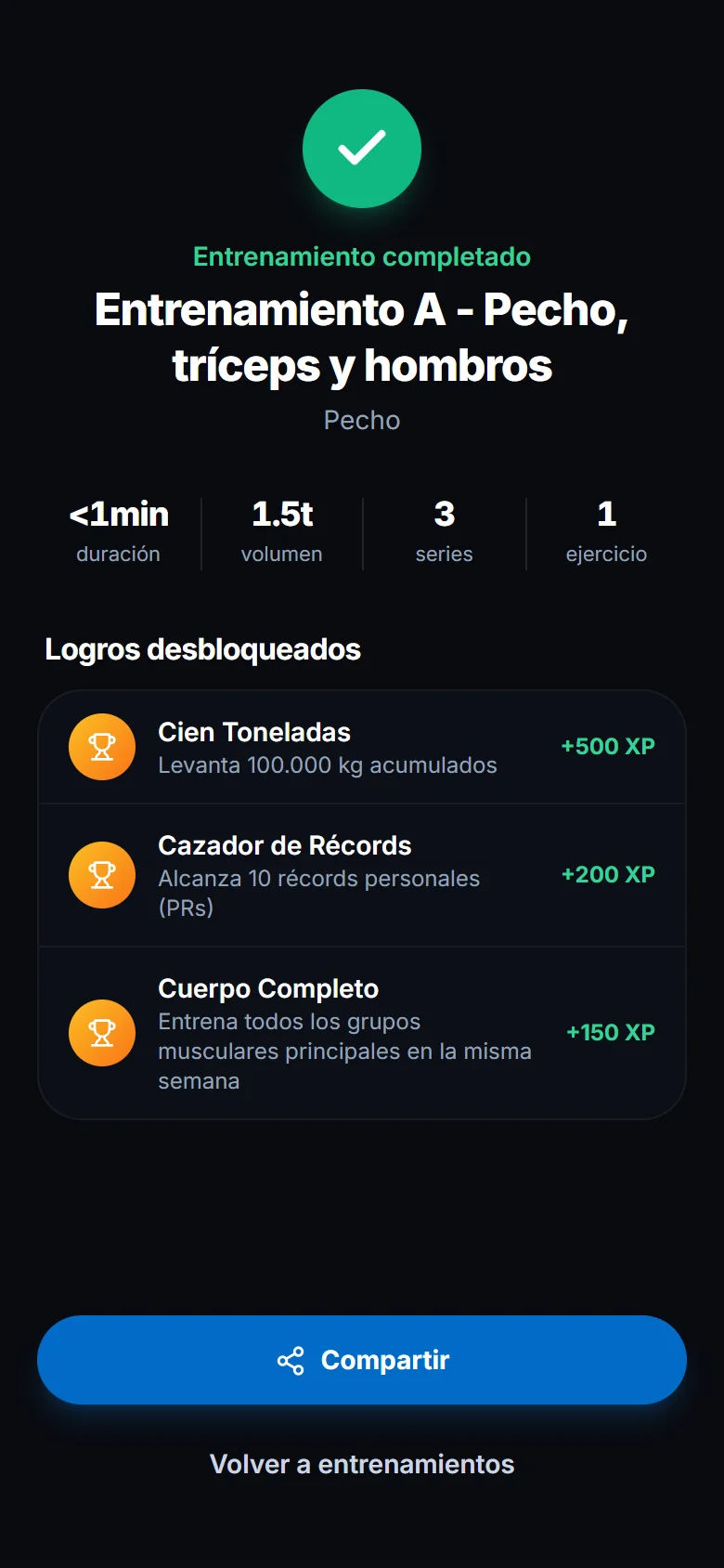 Finaliza y mira el resumen