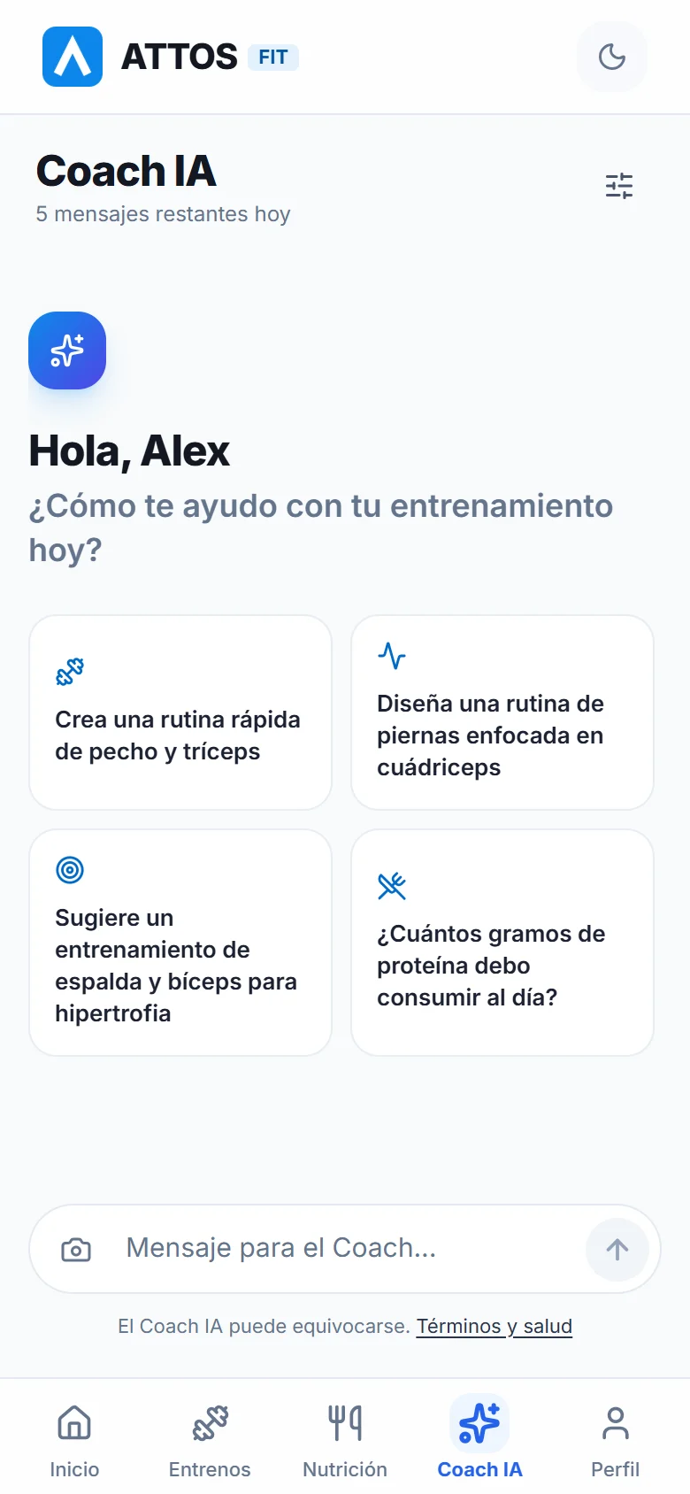 Resuelve dudas con el Coach