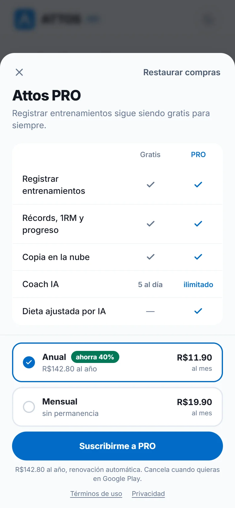 Conoce Attos PRO y suscríbete