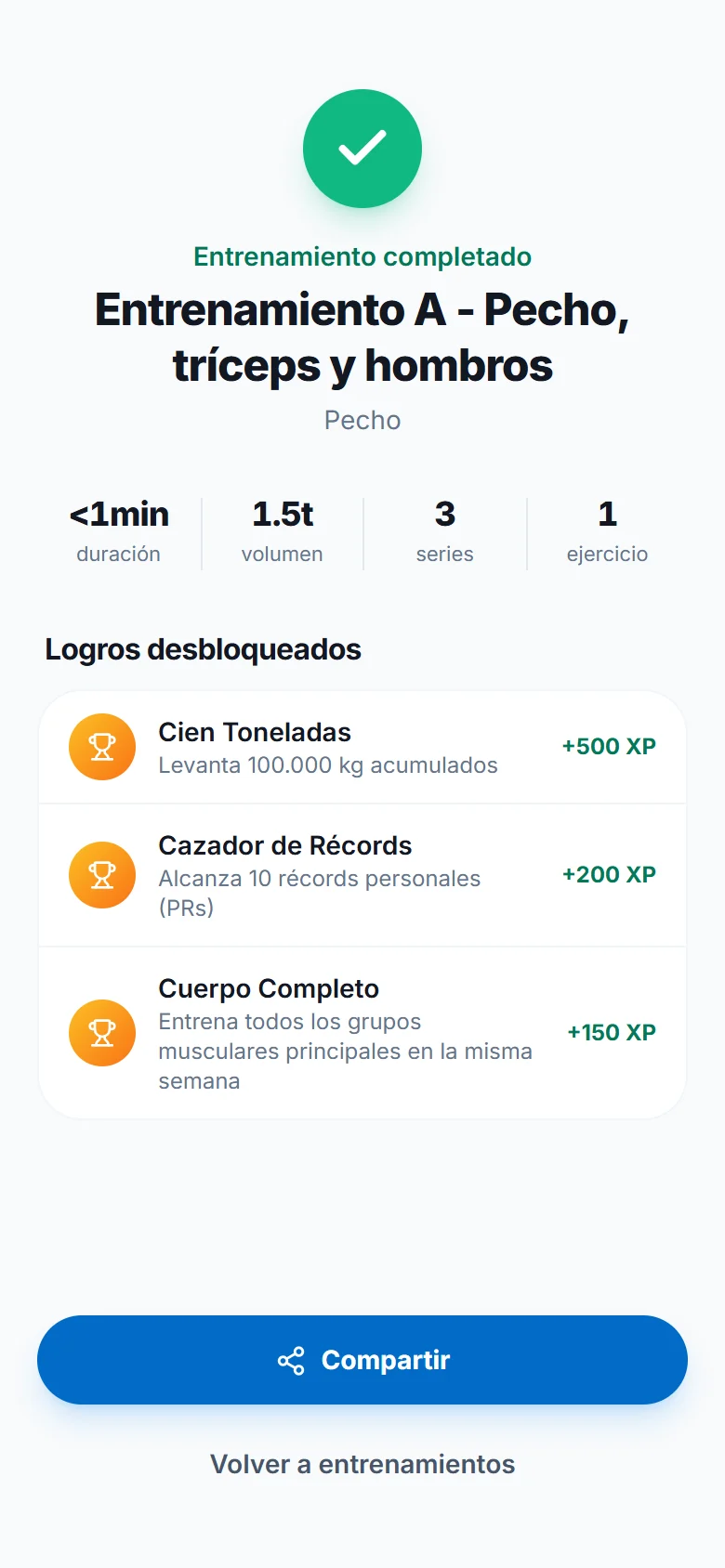 Finaliza y mira el resumen